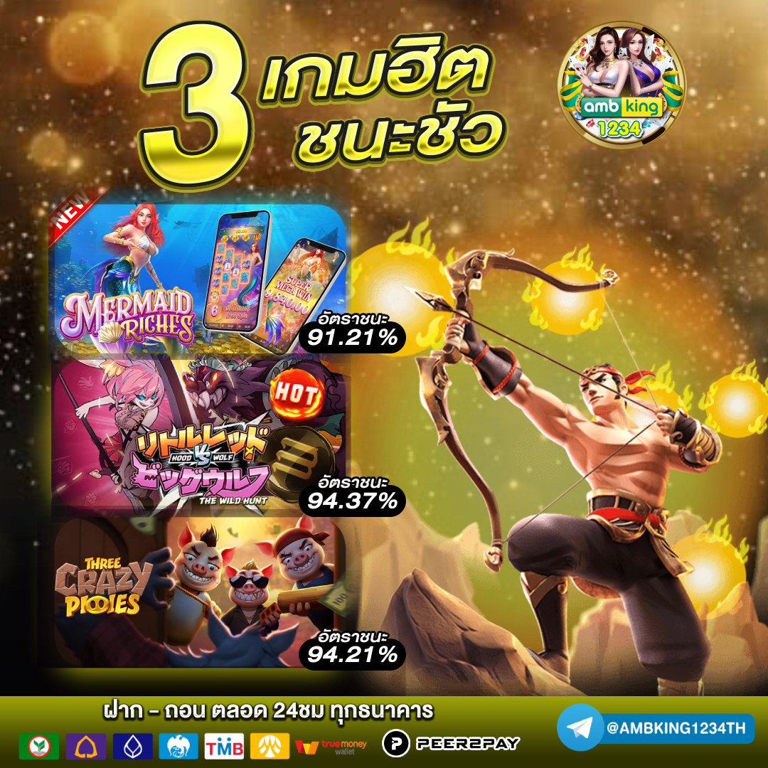 เกมสล็อตรับเครดิตฟรี - แบนเนอร์โปรโมชั่น