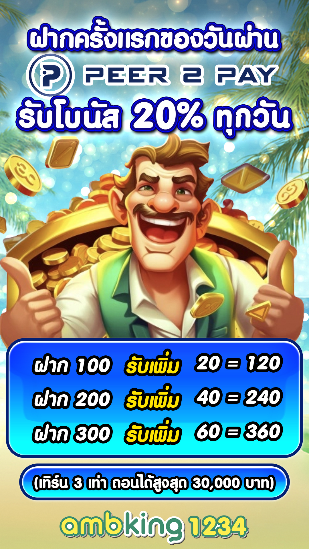 โปรโมชั่น100% - แบนเนอร์โปรโมชั่น